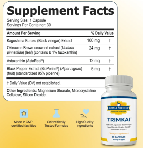 TrimKai-Supplement-Facts