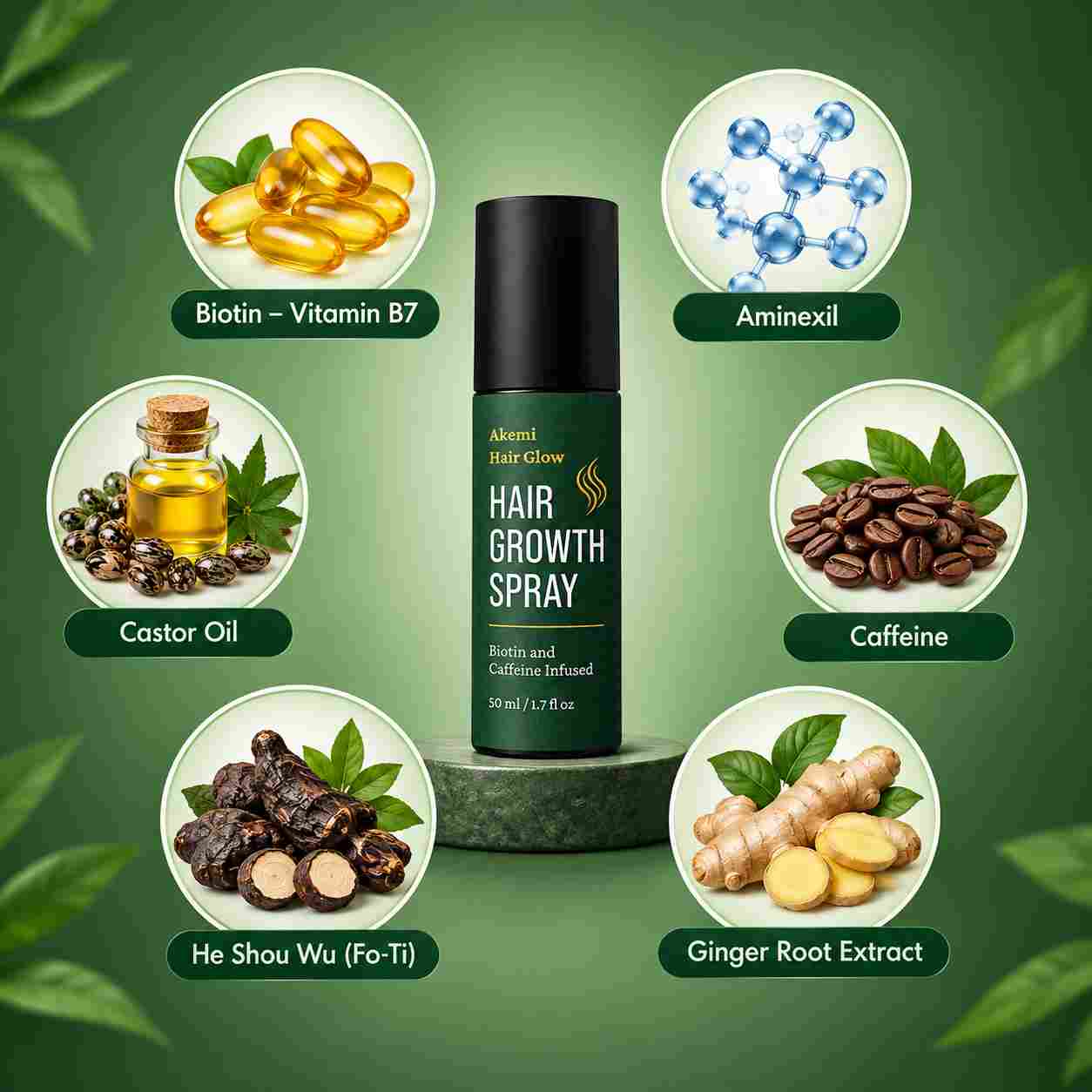 Akemi Hair Glow ingredients