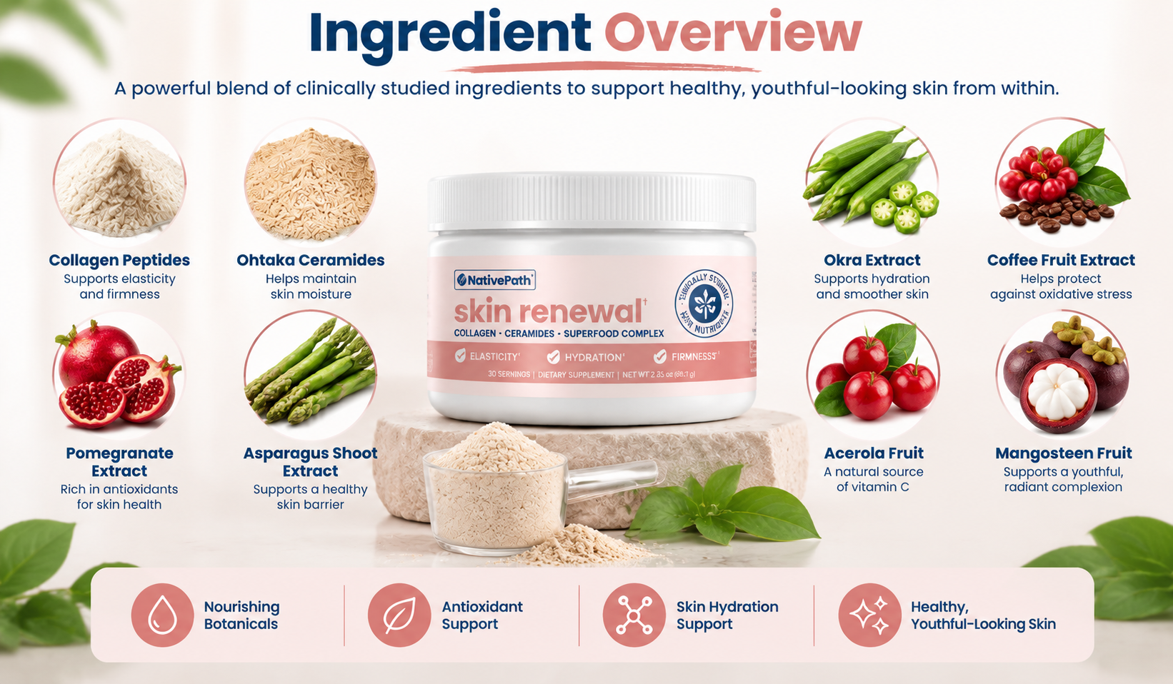 NativePath Skin Renewal Ingredeints