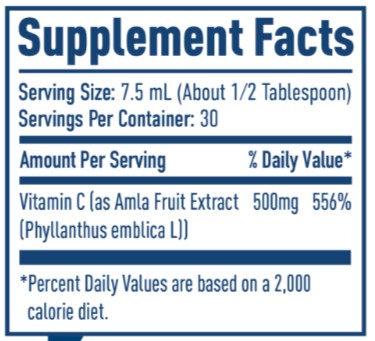 NativePath Liposomal Vitamin C Ingredients